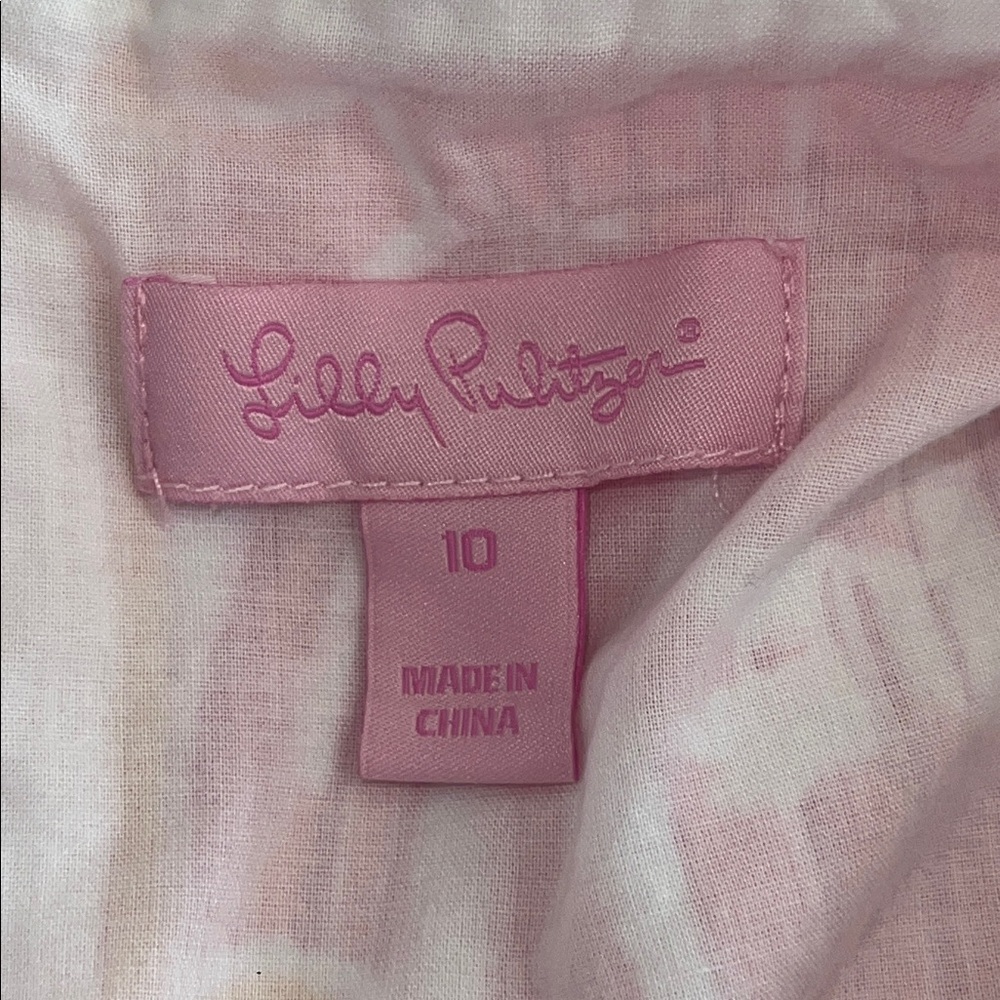 Vintage Lilly Pulitzer Pink Multi Birdcage Halter Mini Dress - Picture 8 of 11